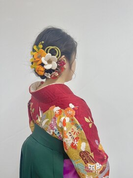 ベルクープス 天王寺店(Belle Coupes) 【BelleCoupes】まとめ髪 着物ヘア 袴着付けヘア卒業式大阪