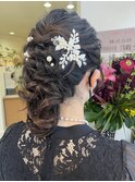 【編みおろしヘアセット】