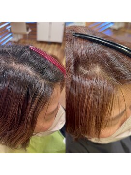 ピッカヘアーデザイン(PICKA hair-design) コメカミ白髪