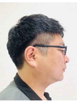 黄ぐまくん美容室 メンズツーブロック