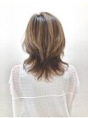 髪質改善ライト白髪ぼかしハイライトシャドールーツペールカラー