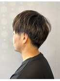 かろやかツーブロックマッシュ
