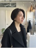 ショートヘア/グラボブ[表参道/髪質改善/インナーカラー]