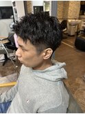 ツイストスパイラルパーマ/メンズカット/波巻きパーマ/札幌/大通
