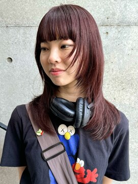 ノラジャーニー(NORA Journey) セミロング シャギーレイヤーカット ブリーチなし暖色カラー