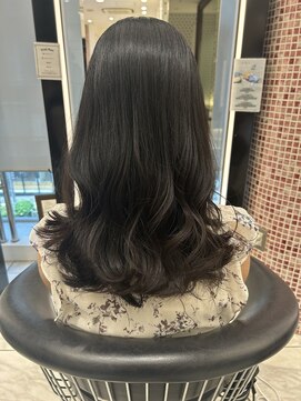 アピッシュ ギンザ(apish ginza) コテ巻き風パーマ/コテ巻き/韓国ヘア／ロングパーマ