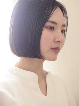 たさわ堂モク(たさわ堂moku) ぱつっとボブ/ミニボブ/アッシュベージュ/【渡部辰巳】