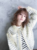 ジェニーバイメノン(JENNIE by Menon) ウェーブミディアム　小顔ヘア　ワイドバング