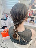 編みおろしアレンジ