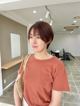 シンス(Since) オレンジベージュ／暖色系／柔らかナチュラルヘア 里見美穂