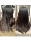 【髪質改善】sins式シルク酸性ストレート