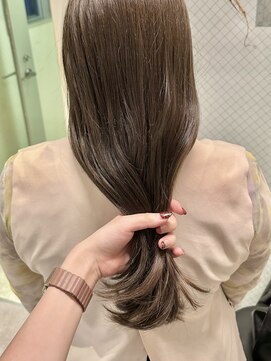 アントワープトーキョー(antwerp TOKYO) 30代40代50代明るめオリーブベージュ髪質改善酸性ストレート