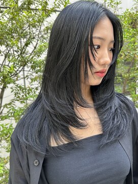 ココ 原宿(KOKO) 小顔似合わせカットフェミニンロングレイヤーメルティカラー