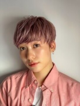 フラミューム 藤沢(flammeum) マッシュショート×ハイトーンピンク【藤沢/藤沢駅】