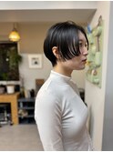 マッシュショート/おかっぱショート/センターパート
