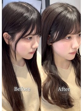 ハルキミナト ジャパン ヨコハマ(HARUKI MINATO japan YOKOHAMA) 盛れる顔周りカット/顔周りカットでイメチェン/顔周りレイヤー