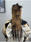 カチモリハーフアップ