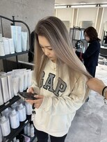 ウル 岡山駅店(ULu.)&nbsp;ハイライトハイトーンダブルカラー20代30代40代ULu岡山