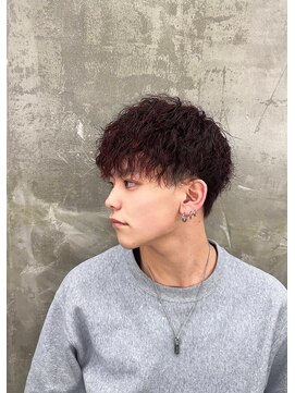 メンズサロン キング 枚方店(Men’s salon K!ng) 波巻きツイストスパイラルパーマ/フェザーパーマ/眉毛/メンズ