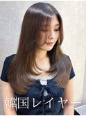 レイヤーカット/顔周りカット/顔周りレイヤー /韓国風パーマ