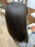 【艶髪】プレミアム髪質改善ストレート（縮毛矯正）+カット￥20350→￥18480