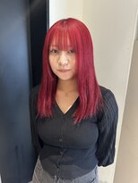 シピレアノバイブレス(shipi. le'ano by brace)&nbsp;【maria】vivid red/ハイトーン/ブリーチ/ダブルカラー/髪質改善