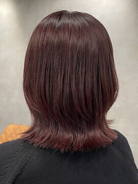 シャルムバイケンジ(Charm.by KENJE) 赤髪/艶髪/髪質改善/レッドカラー/韓国レイヤー/オージュア