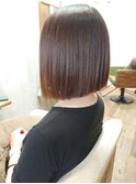 前下がりストレートボブ【広島五日市レーノ 左田野徹】
