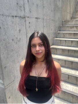 ティアム 渋谷店(Tiam shibuya) 伸ばしかけヘア/小顔ヘア/ブリーチなしカラー/髪質改善