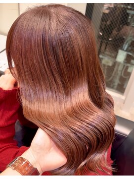 ブリーチなしダブルカラー/オレンジ/ピンク/ベージュ/ブラウン