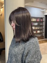 ユエ(YUE) ラベンダーカラー/ワンレン