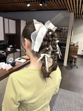 ゼロヘアー(zero hair) ツインポニー