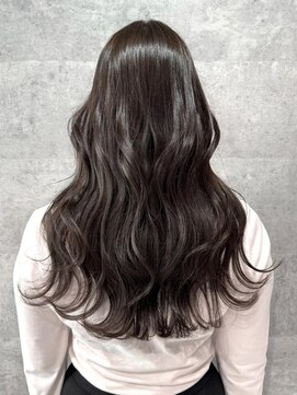 バランス 原宿 表参道(balance) ダークグレー×レイヤーカット