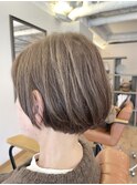 透明感のある収まりショート