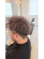 ジュール メンズ 大分(Joule men's)&nbsp;グレージュ/ダブルカラー/ブリーチカラー［大分駅］