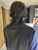 エッセンス(THE ESSENCE)&nbsp;nuance permベリーショートウルフアッシュブラックカルマパーマ