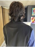 nuance permベリーショートウルフアッシュブラックカルマパーマ