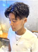 ショートセンターパート【立川/メンズ】