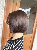 ぱつっとボブ