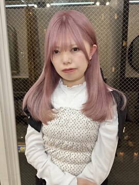 ラニヘアサロン(lani hair salon) ピンクカラー/ブリーチ/ダブルカラー/ピンクベージュ/レイヤー