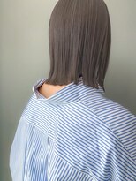 ヌード(nude)&nbsp;グレージュボブ｜ブリーチなし髪質改善ケアカラー