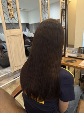 ビズヘアー グランバース(bisou hair grandbase) 艶カラー／ブラウンカラー／艶髪