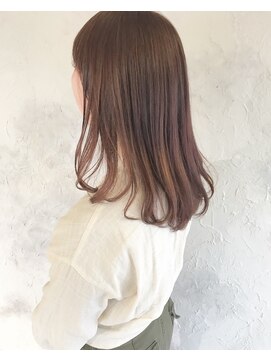 ヘアスタジオニコ(hair studio nico...) ピンクレッド