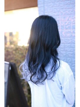 バフォ(BAЖHO) ホワイトグレイ×インナーカラー