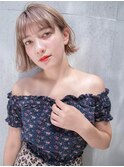 外ハネボブ　逆三角　似合わせカット