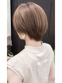 大人の小顔ショート