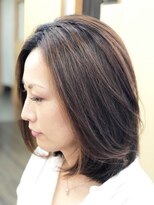 美容室 びゃんびゃん 社店&nbsp;しっとりミディアムボブ