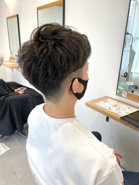 チェレ オレ 新金岡店(Chere ore) 刈り上げ×ツーブッロク×アッシュブラウン