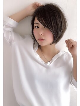 ネイロ 錦糸町(NeiRo) 前髪カタログくびれミディイヤリングカラーラベンダーカラー