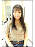 カット＋海洋深層水再生縮毛矯正ストレート※クリスタル縮毛矯正